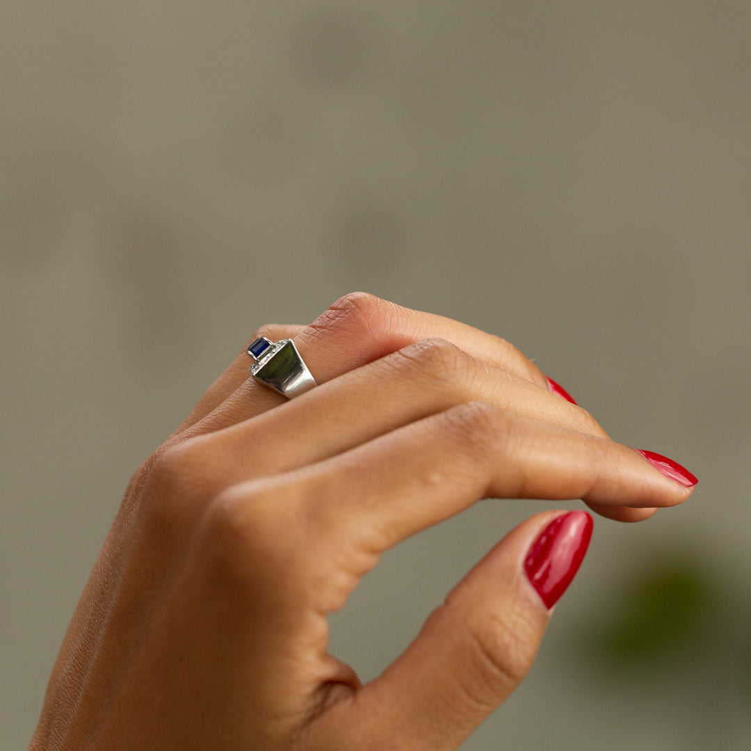 Art Deco Diamond Buckle Ring by Oscar Heyman — Humphrey Butler